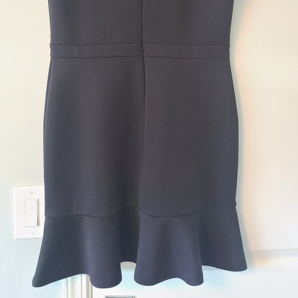 Black Loft Dress with flare - Size 12P - Picture 3 of 4